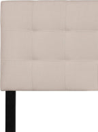 Flash Furniture Bedford Box Stitch Tufted Upholstered King Size Headboard in - Image 4
