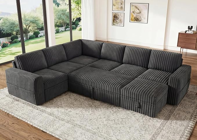 HONBAY Modular Sectional Sleeper Sofa by HONBAY