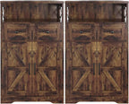 Befrases Set of 2 Farmhouse Storage Cabinet by Befrases