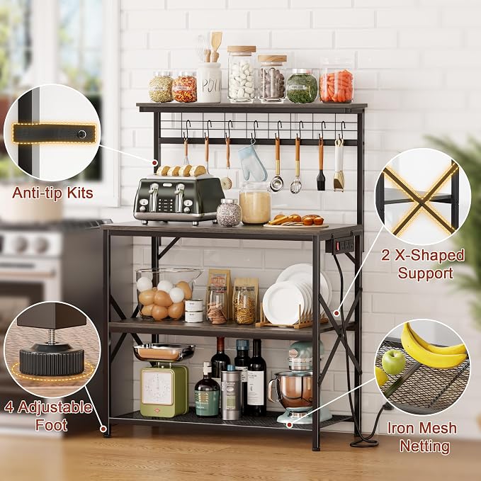 Furologee Kitchen Bakers Rack - Image 5