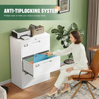 Letaya 3 Drawer File Cabinets - Image 4