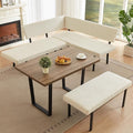 HIPIHOM 3-Piece Corner Dining Table Set by HIPIHOM