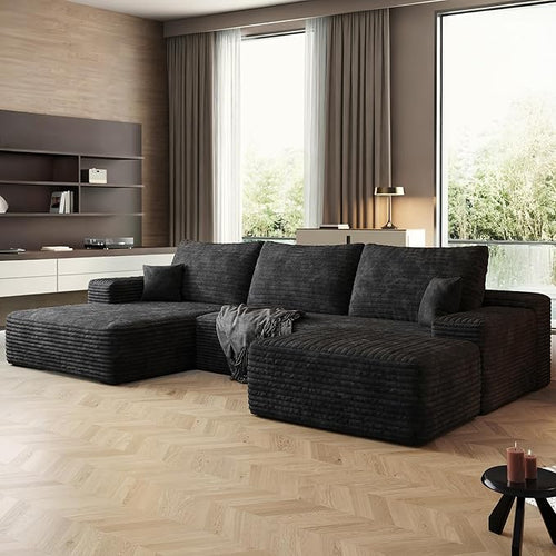 108" Sectional Couches for Living Room Cloud Couch Sofa by AWarmHomeForYou