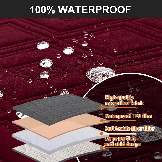 Genina Waterproof Reclining Couch Cover - Image 6