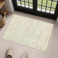 2x3 Washable Entryway Rug: Modern Abstract Indoor Soft Carpet Beige | by FXRHLP