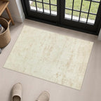 2x3 Washable Entryway Rug: Modern Abstract Indoor Soft Carpet Beige | by FXRHLP