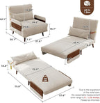 JASIWAY Convertible Sleeper Chair Bed - Image 2