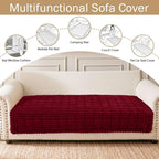 Couch Cover for Dogs, Washable Non Slip Plush Flannel Sofa Protector | Thick - Image 3