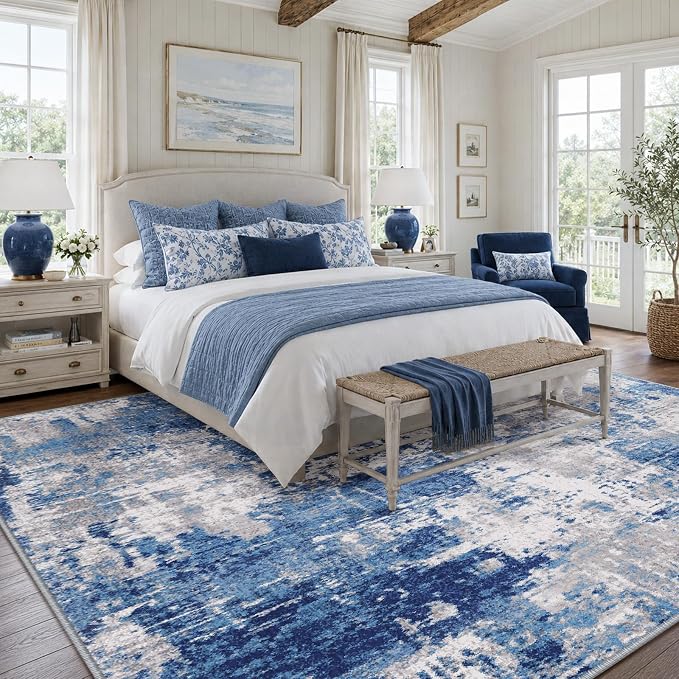 RELEANY Washable 10'x12' Abstract Area Rug - Image 2