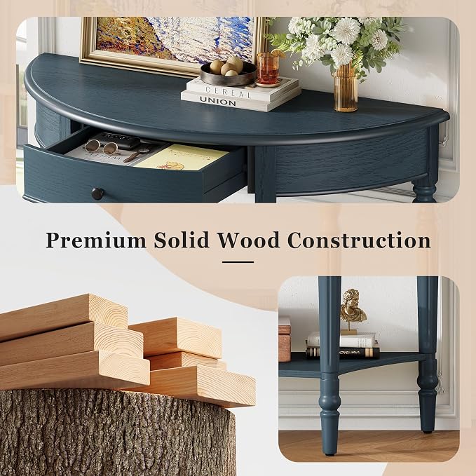 LUMISOL Half Moon Console Table - Image 4