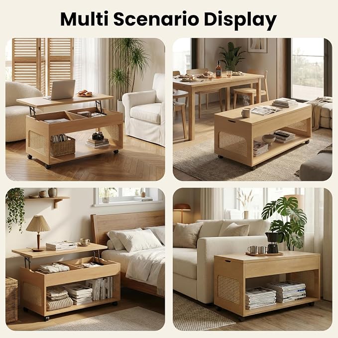 Sikaic Lift Top Coffee Table - Image 4