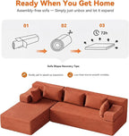 MONVANE 106" Cloud Sectional Couch - Image 7