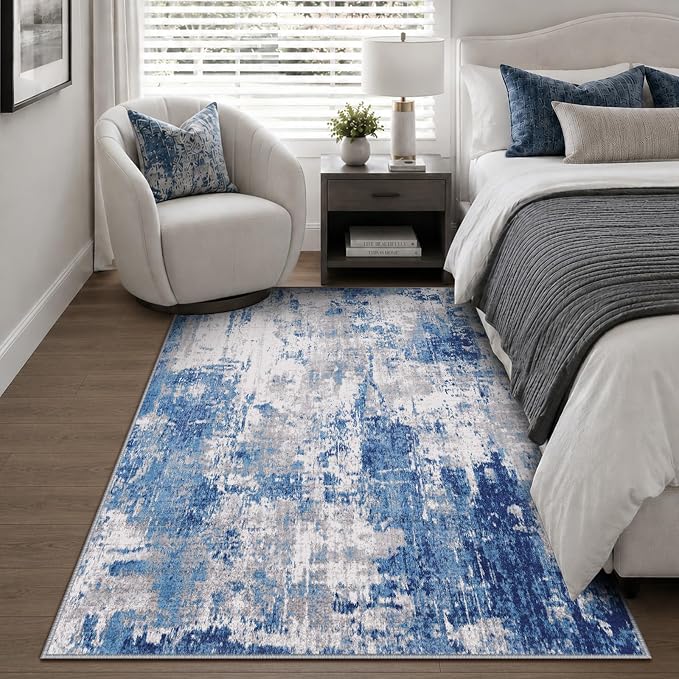 RELEANY Washable 4'x6' Abstract Area Rug - Image 2