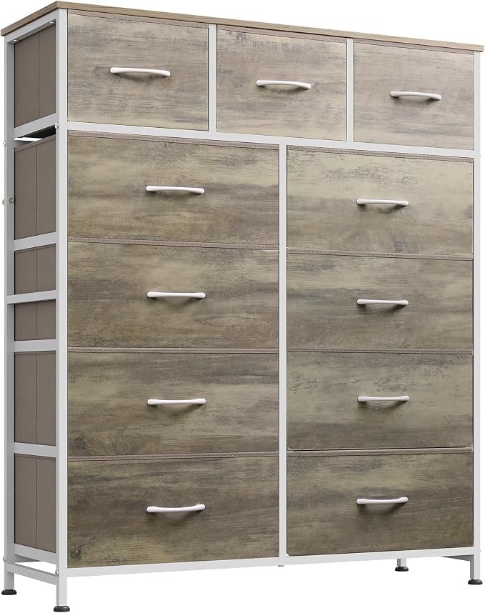 WLIVE Tall Dresser for Bedroom, Fabric Dressers Storage Tower, Dresser & Chest by WLIVE