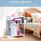 ECOLOVI Kids Nightstand 19in High - Image 3