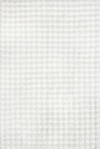 nuLOOM Jeni Off White Checkered Washable Area Rug, Off White - Image 4