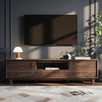 Marsail Mid Century Modern TV Stand up to 65 Inches, Fluted Entertainment Center - Image 8