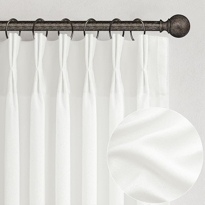 Custom Pleated Curtains & Drapes 86 Inches Long by PleatedDrapes