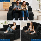GarveeHome Oversized Chaise Lounge Chair Indoor, 56x60 in Comfortable Corduroy - Image 8