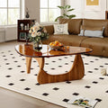 Glass Coffee Table, Triangle Coffee Table by PRITIY