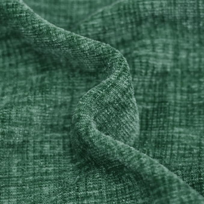 CaliTime Decorative Couch Throw Pillow Covers 16 X 16 Inches Dark Green | Pack - Image 2