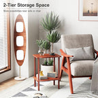 Apicizon 2 Tier End Table, Small Side Table - Image 4