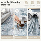 Soalmost Abstract Rug 5x8 Washable Area Rugs - Image 9