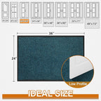 Super Absorbent Front Door Mat, Non-Slip Washable Indoor Doormats, Low Profile - Image 3