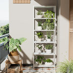 Furologee 6 Tier Book Shelf, Tall Wide Bookshelf, Modern Open Bookcase - Image 7