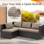CALBODE 12Pcs Outdoor Stretch Cushion Covers, Waterproof Outdoor Chair Cushion - Image 4