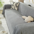 DREAMINGO Modern Minimalism Light Grey Couch Cover Sectional Sofa Covers - Image 7