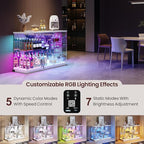 Lvifur RGB Glass Display Cabinet - - Image 3