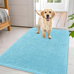 OLANLY Dog Door Mat for Muddy Paws 44x32, Super Absorbent Chenille Mud Mat | by OLANLY