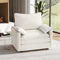 Vesgantti 40" Single Seat Sofa, Comfy Cloud Couch Deep Seat Upholstered Couch by Vesgantti