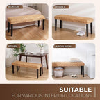 Solid Wood Acacia Indoor Bench - Image 9