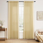 Modern Farmhouse Curtains Linen by Nanspring