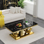 Henf 47" Marble Coffee Table - Image 4