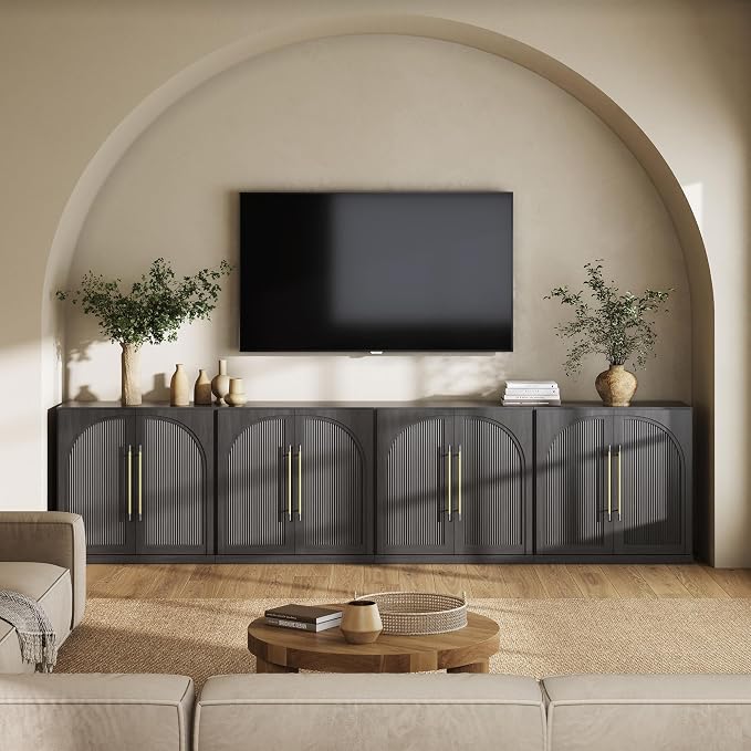 BELLEZE Set of 4 Modular Sideboard by BELLEZE