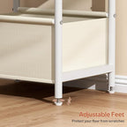 MISSLO Toddler Nightstand with Storage Basket Kids Night Stand with Large - Image 8