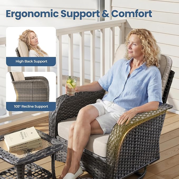 Weaxty 8 Pieces Outdoor Patio Furniture Sets - Image 4