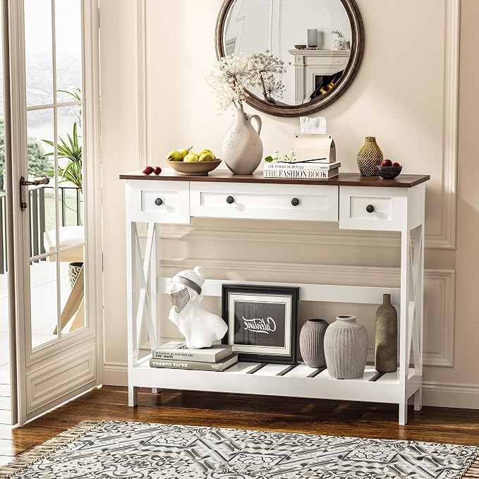 39.4" Farmhouse Console Table - Image 2