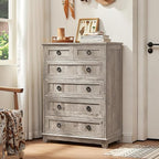 Joaxswe Farmhouse 6 Drawer Dresser - Image 10