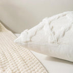 Set of 2 Soft Moroccan Throw Pillow Covers 12x20 Inch Plush Boho Decorative - Image 3