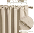 Faux Linen Total Blackout Curtains - Image 4
