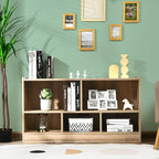 Tangkula 5 Cube Bookcase, 2 Tier Wooden Storage Open Bookshelf, Kid's Playroom - Image 2