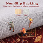 SERISSA 3x5 Washable Non Slip Boho Area Rug - Image 5