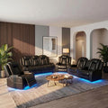 4-Piece Leather Power Recliner Sofa Set by ELDANISPOWERRECLINERSOFA