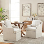 VKNOW Upholstered Dining Chairs Set of 2, Modern Kitchen Chairs Dinner Chairs - Image 3