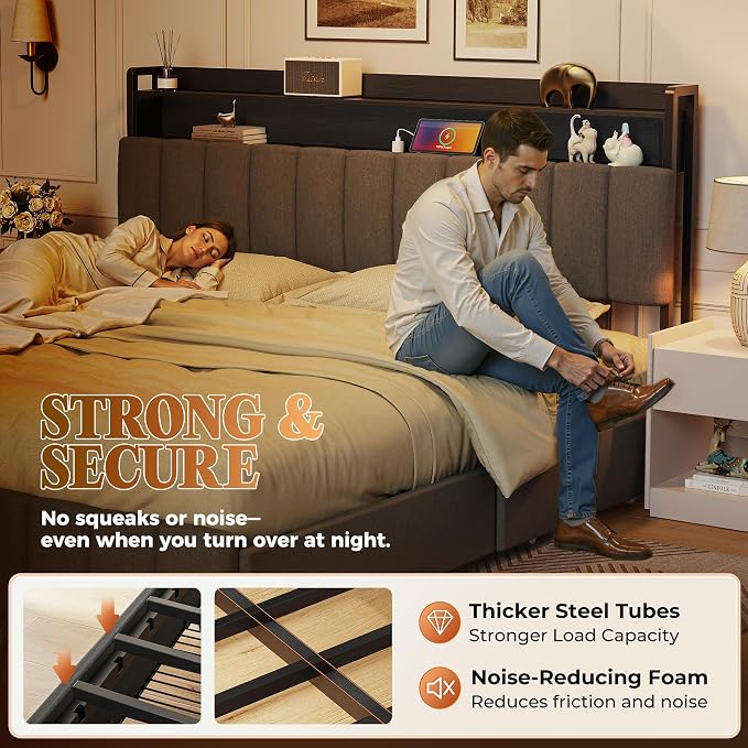 PRAISUN Bed Frame King Size - Image 7
