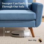 Tbfit 65" W Loveseat Sofa, Velvet Mid Century Modern Love Seat Couches - Image 6